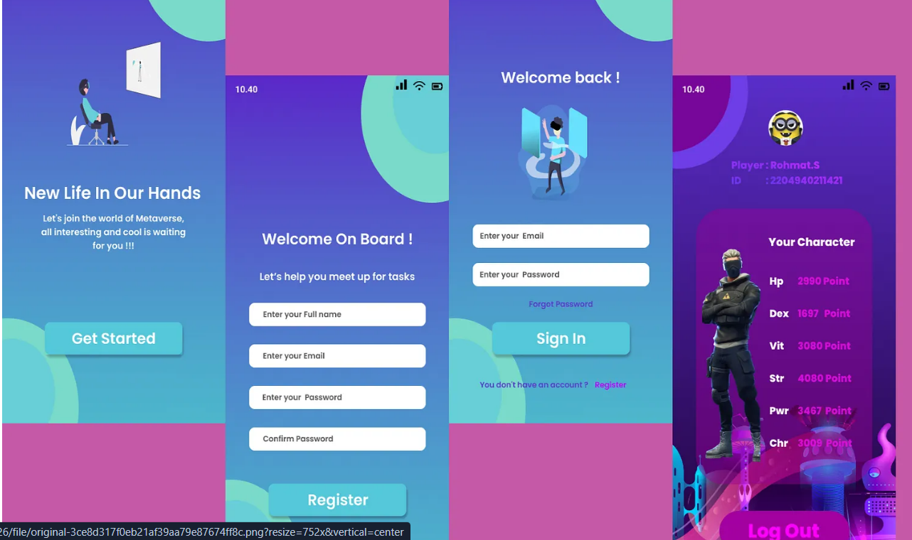 Ui/UX Metaverse